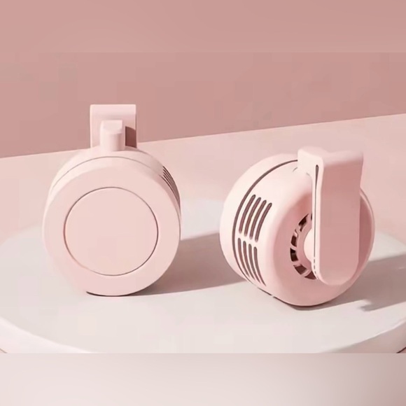 Other - Mini Hand Free Clip Fan 360* Adjustable *PINK* Brand New